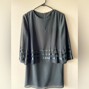 Black vintage dress made in Montreal